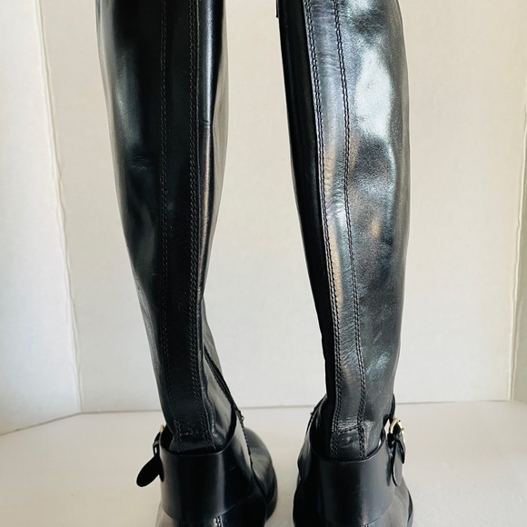 Luca Grossi Fatte a Mano, Knee Height Black Boots, Size 36.5 EU/6 US - Picture 4 of 11
